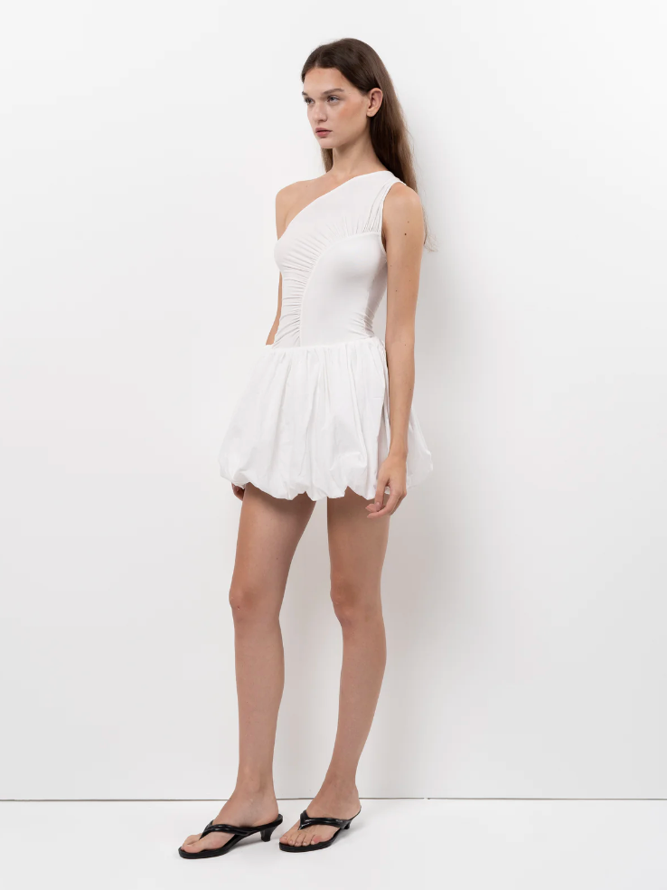 BALLOON SKIRT WHITE