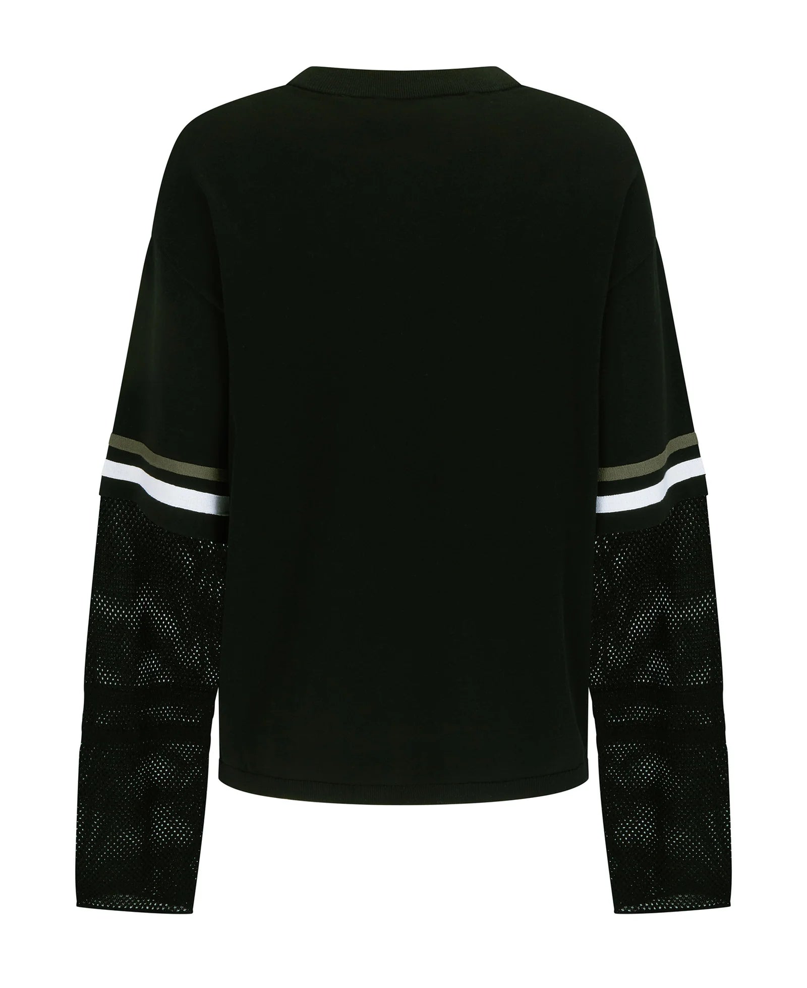 ORGANIC MESH JERSEY BLACK
