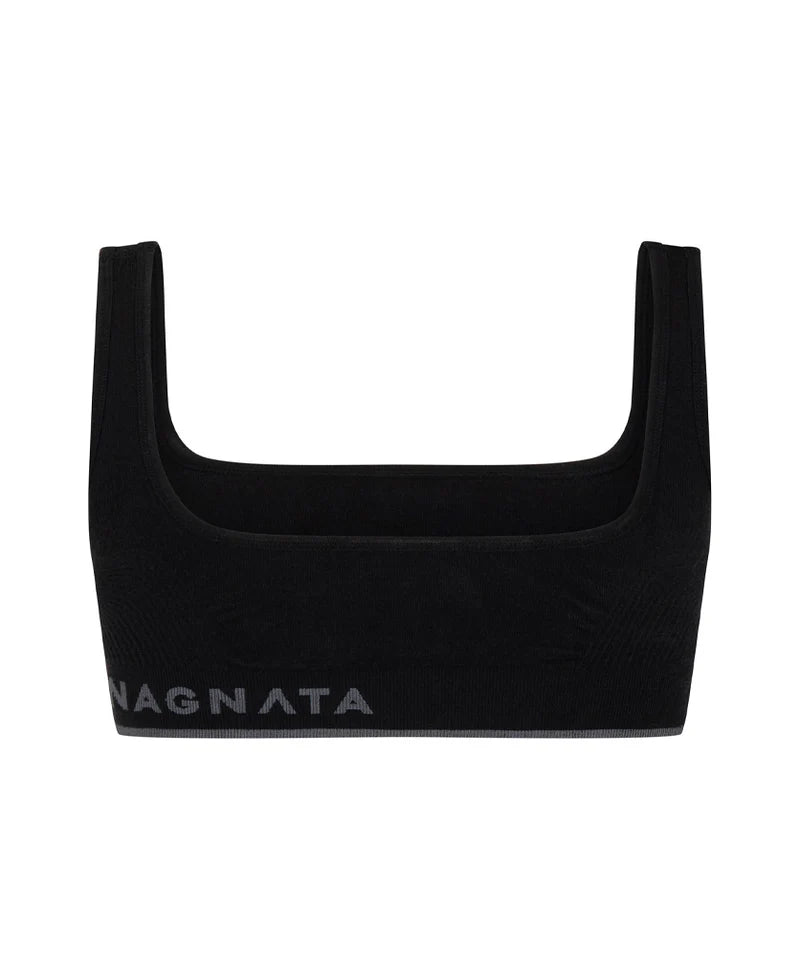 CLASSIC WOOL BRALET BLACK