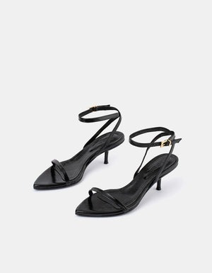 LEONA NERO GLOSSY LEATHER