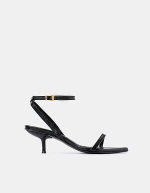 LEONA NERO GLOSSY LEATHER